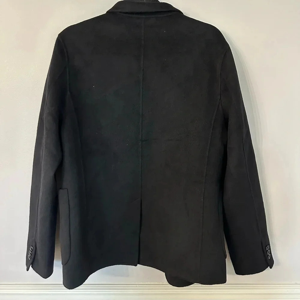 BlankNYC Men's Black Long Sleeve Wool Blend Jacket with Front Pockets Size M NWT - Picture 9 of 9